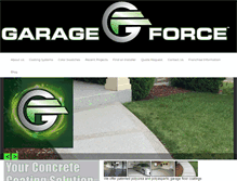 Tablet Screenshot of garageforce.com
